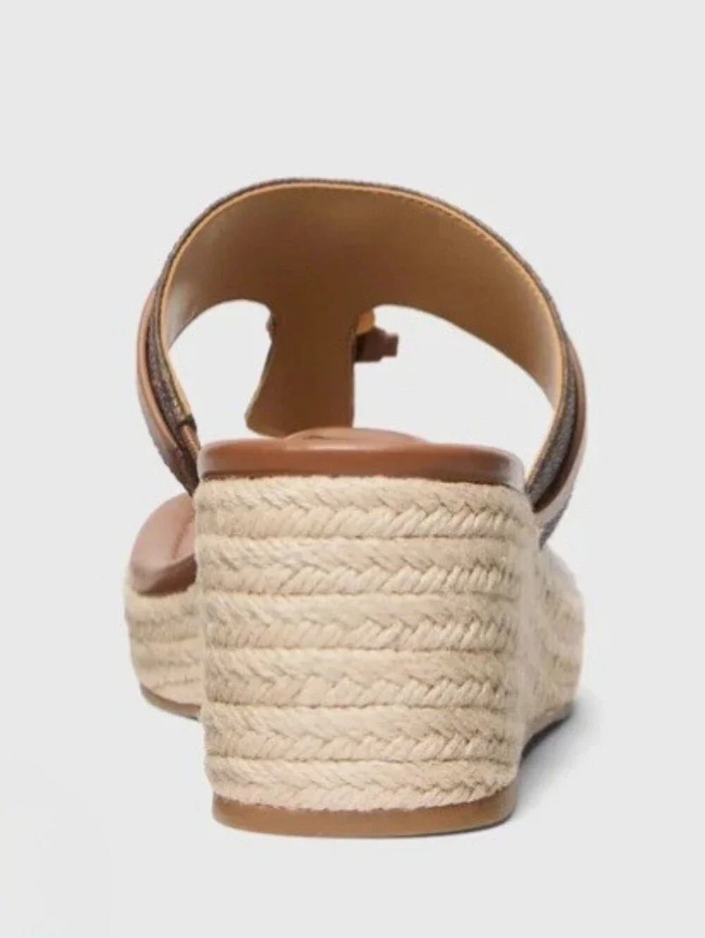 Zoe Signature Logo Wedge Sandals
